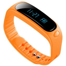 天诺思E02智能蓝牙手环 橙色活力，健康随行